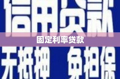 洛扎固定利率贷款