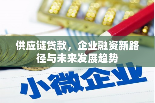 灵宝供应链贷款，企业融资新路径与未来发展趋势