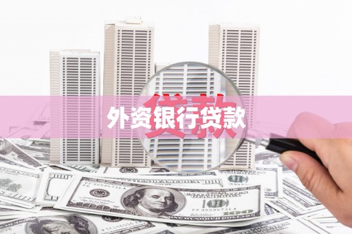 苗栗外资银行贷款