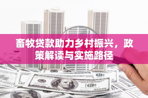 射阳畜牧贷款助力乡村振兴，政策解读与实施路径