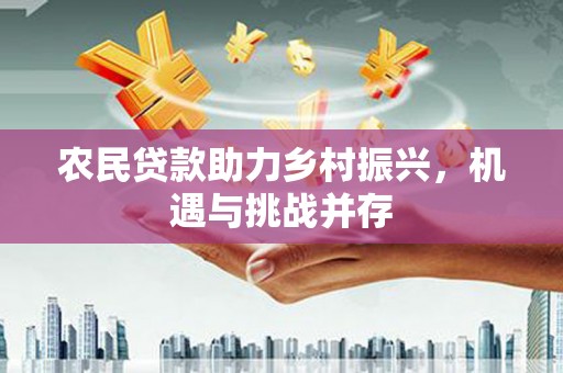 沂南农民贷款助力乡村振兴，机遇与挑战并存