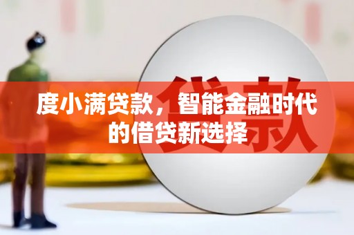 坪山新区度小满贷款，智能金融时代的借贷新选择