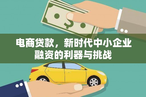 盘县电商贷款，新时代中小企业融资的利器与挑战