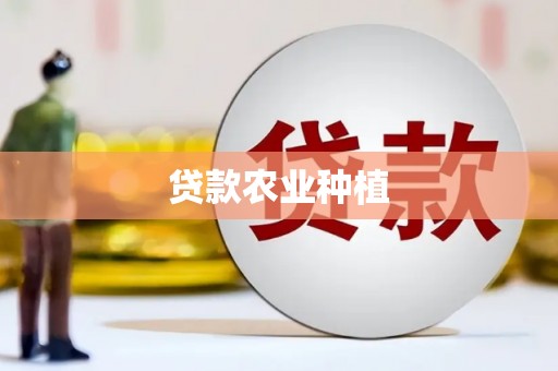 蓝山贷款农业种植