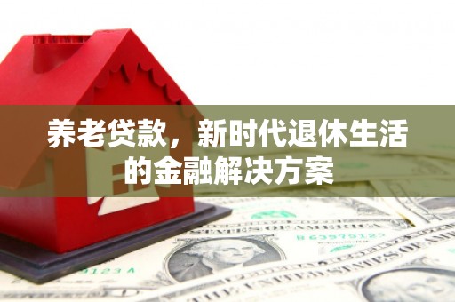 宝应县养老贷款，新时代退休生活的金融解决方案