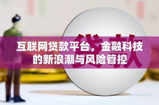 彰化市互联网贷款平台，金融科技的新浪潮与风险管控
