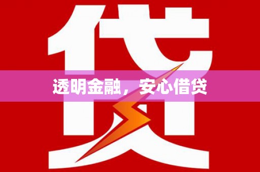 禄丰透明金融，安心借贷